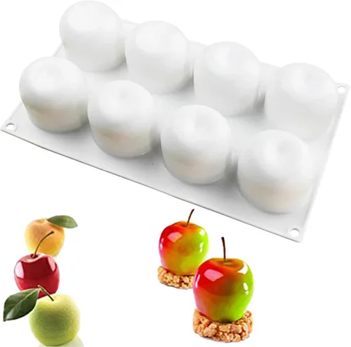 Vista 32 de OCPO KITCHEN Moldes de silicona con forma de corazón 3D para hornear pasteles de mousse, molde de silicona 3D para dulces, pastelería, chocolate