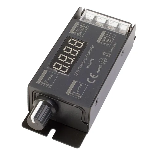 Vista 6 de Interruptor de atenuación LED, interruptor de encendido/apagado, interruptor de atenuación de control manual DC 12v-24v 25A para módulo de tira