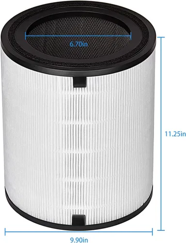 Vista 6 de para LEVOIT LV-H133 - Juego de filtros de repuesto para purificador de aire - Filtros de carbón verdadero y activado - Compatible con el juego