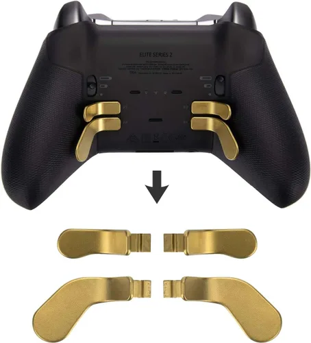 Vista 4 de KUAILEYA Metal Thumbsticks for Xbox One Elite Controller Series 2 Accessories, 13 in 1 OEM Replacement Magnetic Buttons kit Includes 6 Swap Magnetic
