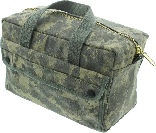 Vista 17 de Bolsa de herramientas de lienzo resistente, bolsa de transporte de campo militar, bolsa de almacenamiento de suministro de propósito general