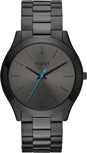 Vista 14 de BUREI Men Watches Gifts for Men Fashion Stainless Steel Analog Quartz Waterproof Watches for Mens