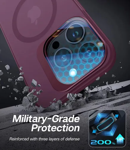 Vista 86 de VOFATA [Protección Completa Mejorada de la Cámara] para Funda iPhone Air con Cubierta de Cámara con Soporte [Compatible con MagSafe][Protección