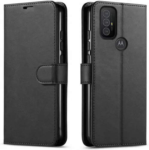 Vista 10 de STARSHOP Funda de teléfono compatible con Moto G Power 2022, con protector de pantalla de vidrio templado incluido, cartera de piel sintética a