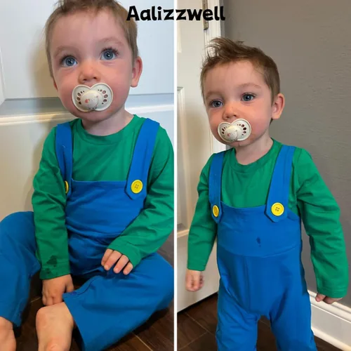 Vista 3 de Aalizzwell Ropa de mameluco de Halloween para bebés niños y niñas