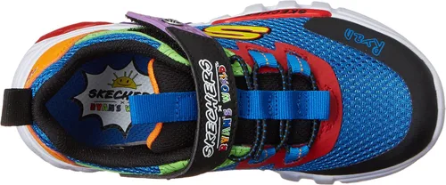 Vista 5 de Skechers Tenis unisex Flex-Glow-Flash-Fun para niños