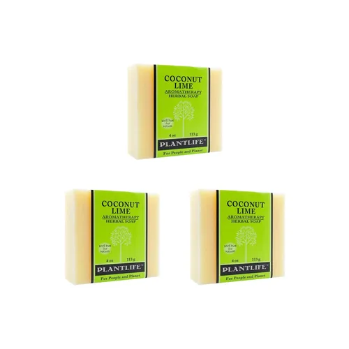 Vista 44 de Plantlife Ambrosia - Jabón hidratante y calmante para tu piel, hecho a mano con ingredientes a base de plantas, hecho en California en barra de 4