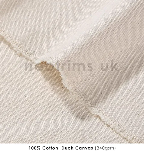 Vista 3 de Tela de mezcla de lino 100% algodón, calicó y algodón para manualidades, pintura, retazos, ropa y tapicería ligera. Fibras naturales Neotrim
