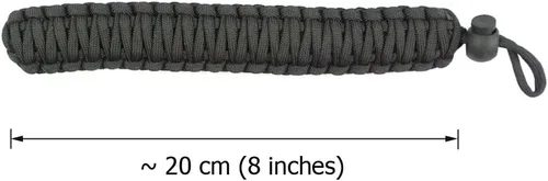 Vista 3 de Correa de muñeca ajustable 550 Paracord para cámaras réflex digitales, compactas