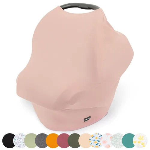 Vista 15 de Simka Rose Funda de asiento de automóvil para bebés, multiusos, transpirable, cubierta de lactancia y toldo para asiento de automóvil de bebé