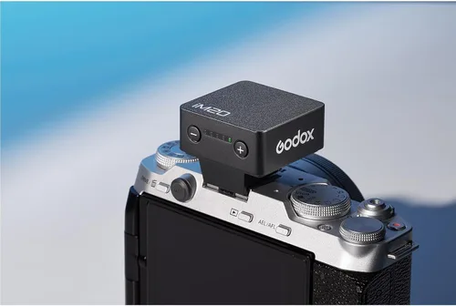 Vista 8 de GODOX iM20 Mini Flash para cámara con batería incorporada, compacto y portátil GN10/470 mAh, carga USB-C y zapata universal compatible con Sony Negro