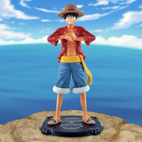 Vista 6 de Figura coleccionable de PVC de ABYSTYLE Studio One Piece Monkey D. Luffy SFC de 6.5" de estatura, estatua para anime, manga, figuras para decoración