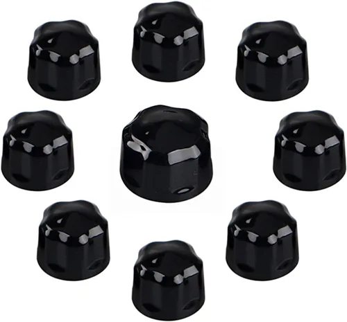 Vista 4 de 55 piezas de tapas de tornillo de motor negras para Harley Touring Electra Glides Road Glides Road Kings 1999-2016 y Softail 1999-2017