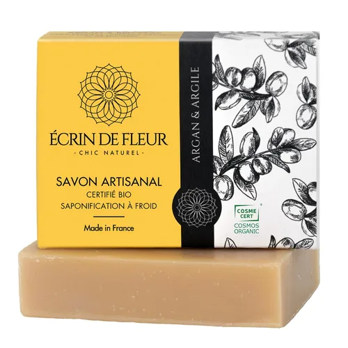Vista 9 de Barra de jabón de almendras y caléndula, jabón fino francés artístico, para pieles sensibles y delicadas, sin perfume, para lavado de cara, cuerpo
