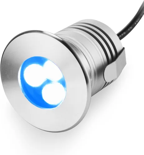 Vista 10 de Luces LED subacuáticas para piscina, 3 W, 12 V-24 V CC, IP68 impermeable, aluminio de acero inoxidable, lámpara para piscinas enterradas, estanques