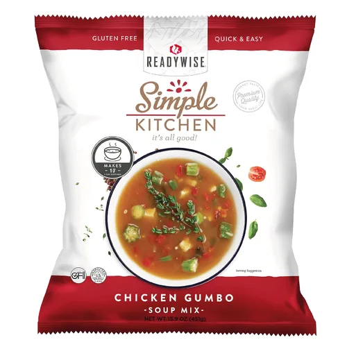 Vista 19 de Simple Kitchen - Mezcla de sopa de tomate y albahaca, 17 porciones para preparación de comidas familiares, vegetariana, sin gluten y liofilizada