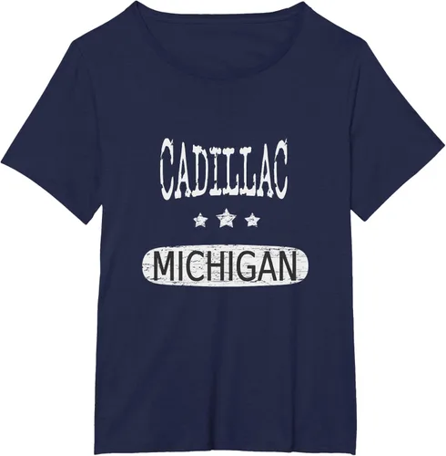 Vista 24 de Vintage Cadillac Michigan Camiseta