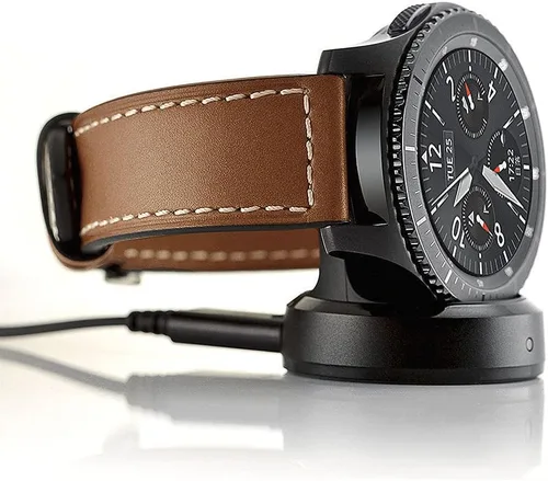 Vista 5 de Reloj inteligente de carga de la cuna del soporte inalámbrico para Samsung Gear S2 S3 accesorio
