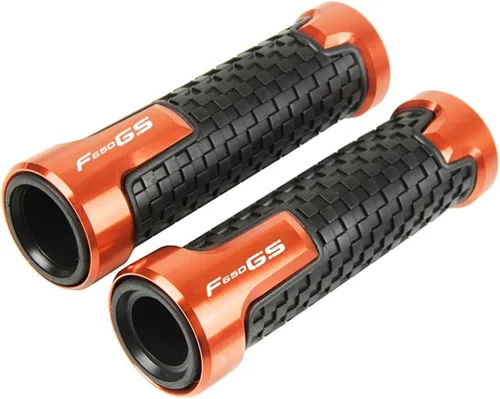 Vista 5 de Motocicleta para BMW F650GS F650 GS F 650 GS All Years Motocicleta 7/8 pulgadas Agarraderas de manillar antideslizante Manillar Moto Hand Grips End