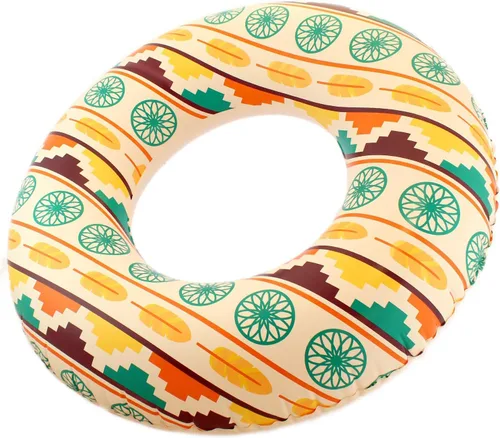 Vista 12 de Playtek - Anillo flotante gigante para piscina, tubo de natación redondo grande con purpurina rosa, flotadores duraderos para nadar en la playa