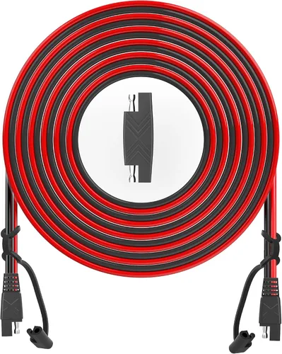 Vista 9 de OYMSAE Cable de extensión SAE, cable de desconexión rápida SAE de 6 pies 16 AWG a SAE, cable conector de extensión SAE para motor de arrastre