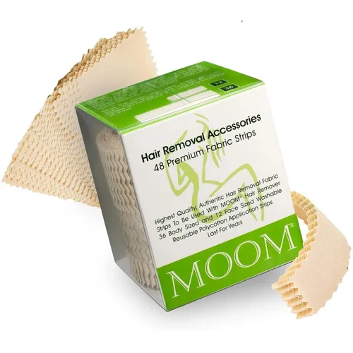 Vista 10 de Moom Organic depilación con árbol de té, tarro de repuesto, 12 onzas, paquete de 1