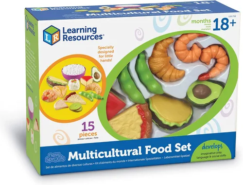 Vista 5 de Conjunto de alimentos multiculturales New Sprouts de Learning Resources