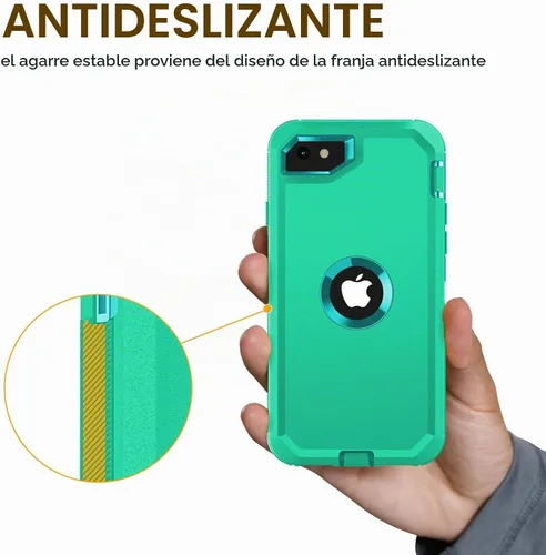 Vista 6 de jaroco Fundas para Dedos para Funda de iPhone SE, Nanofibras Superconductoras de 0.15mm, Sensación Suave, Antisudor con Funda de Teléfono