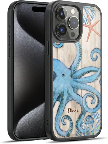 Vista 89 de Head Case Designs Officially Licensed Paul Brent Agate Mermaid Coastal Gel Armor Case [Military Grade Drop Protection] Compatible with Apple iPhone