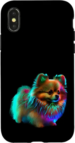 Vista 5 de Funda para iPhone 16 con diseño de raza de cachorro de Pomerania para mujeres o niñas
