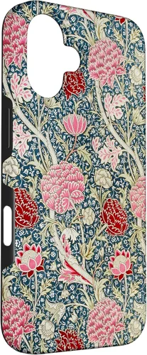 Vista 3 de iPhone 16 Cray - William Morris Art Nouveau Pattern Case