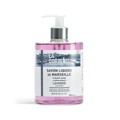 Vista 4 de La Corvette Jabón Líquido Marsella LAVANDA 16.9 fl oz