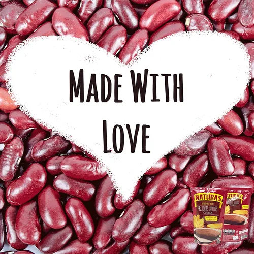 Vista 3 de Naturas Frijoles Rojos Volteados Frijoles Rojos Volteados 100% a base de plantas Listo para servir Fabricado con frijoles molidos Sin