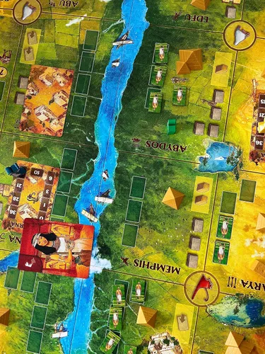 Vista 4 de Amun Re by Alley Cat Games Juego de mesa de estrategia A partir de 12 años 2 a 5 jugadores Juego clásico de subastas y construcción