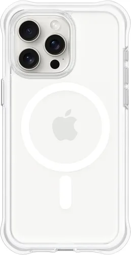 Vista 19 de ORNARTO Air Case para iPhone 16 Pro Max Transparente, Compatible con MagSafe, Funda de Protección contra Caídas de Grado Militar con Air-Pink Rosa