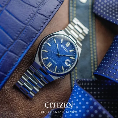 Vista 6 de Reloj automático analógico Citizen Tsuyosa para hombre