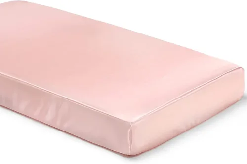 Vista 12 de SiinvdaBZX Sábanas de Satén para Mini Cuna 38 x 24 Pulgadas, Sábanas Sedosas y Suaves para Mini Cuna Portátil, Funda de Colchón, Sábanas para Corral