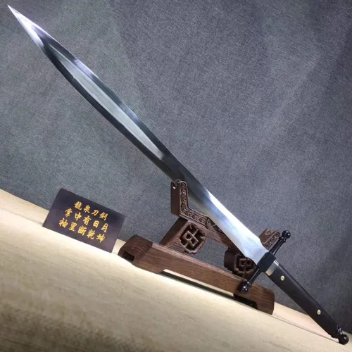 Vista 7 de Espadas caballerosas, hechas a mano, hoja de acero de alto carbono, funda de cuero, lista para la batalla
