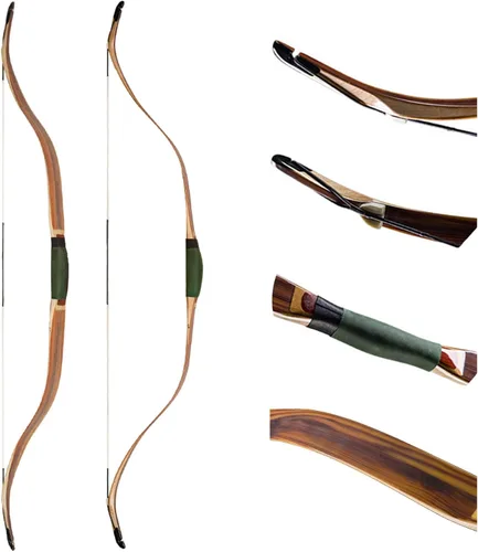Vista 8 de AF Archery arco recurvo turco, arco de caza laminado tradicional de alto rendimiento de 50" para adultos, jóvenes, principiantes, entusiastas y caza
