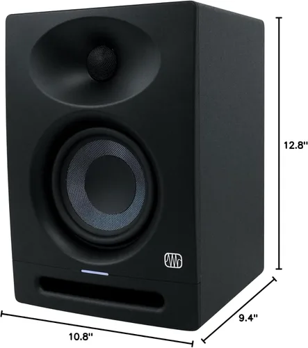 Vista 10 de Audiosavings Paquete: (2) Eris Studio 4 Powered Active 4.5" Studio Monitor Altavoces con EBM Waveguide Bundle con Rockville DMS75 Par de altavoces