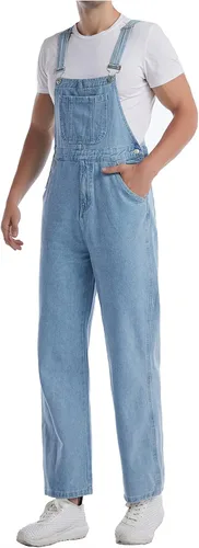 Vista 2 de XiskCan Fashion Men's Denim Overalls, FZ-OV