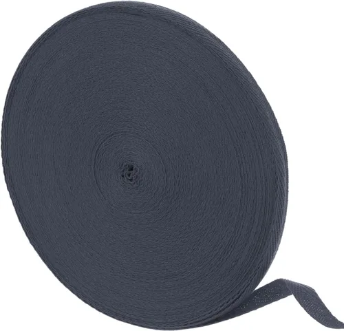 Vista 48 de uxcell Cinta de sarga de algodón de 50 yardas, cinta de espiga de 3/8 pulgadas para coser ropa, manualidades (azul)