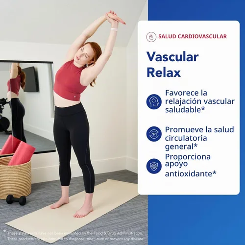 Vista 3 de Pure Encapsulations Relajación vascular Combinación hipoalergénica para una relajación vascular saludable y salud circulatoria general 120