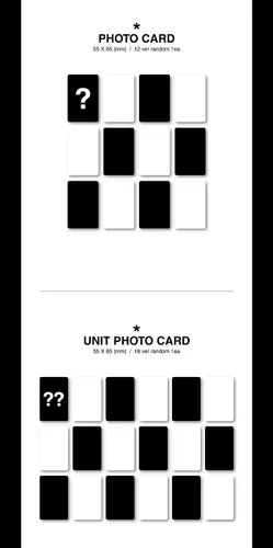 Vista 5 de WJSN The Black - My Attitude (1er álbum individual) álbum+fotolibro+tarjeta fotográfica+juego de tarjetas de fotos extra (1 (negro) Ver.)