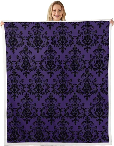 Vista 18 de Castle Fairy Manta de felpa para niños con estampado de guitarra, temática musical, instrumentos de bajo, manta de cama para decoración del hogar