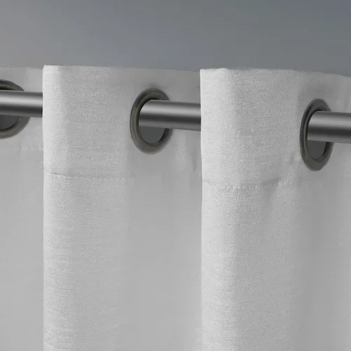 Vista 3 de Exclusive Home Curtains Virenze par de paneles de cortinas para ventanas de seda de imitación