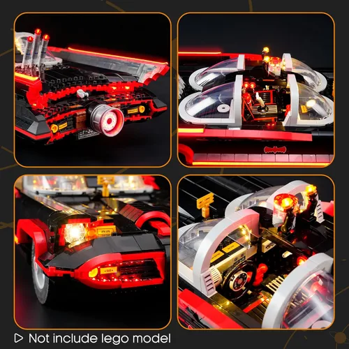 Vista 3 de LIGHTAILING Luz compatible con Lego The Classic TV Series Batmobile