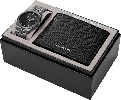 Vista 2 de Michael Kors - Reloj de cuarzo Slim Runway de acero inoxidable para hombre