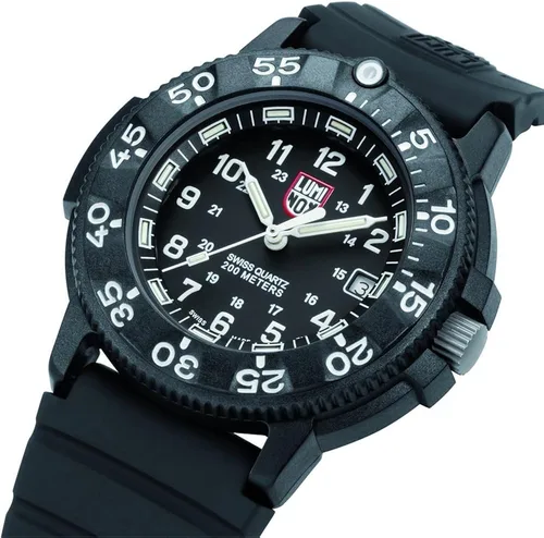 Vista 4 de Luminox 3001 Navy Seal Series Reloj analógico de cuarzo, Negro, Casual