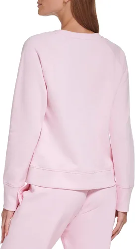 Vista 4 de DKNY Cuello redondo con logotipo de diamantes de imitación
